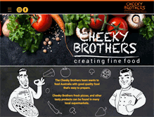 Tablet Screenshot of cheekybrothers.com